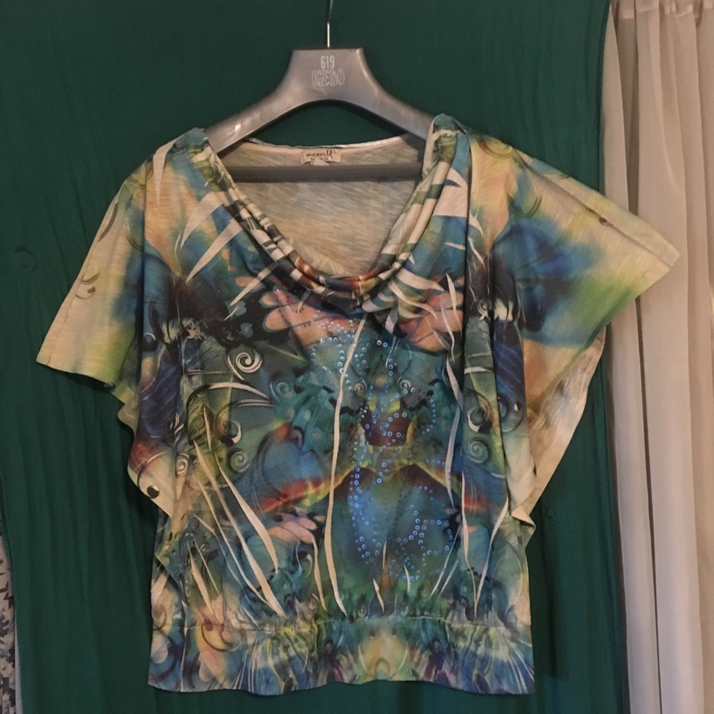 Summertime Butterfly Top